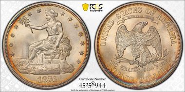 1876 T$1 MS64
