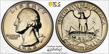 1968-S 25C RPM, FS-501 PR68