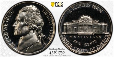 1952 5C Re-Engraved Obv Design FS-402 PR66