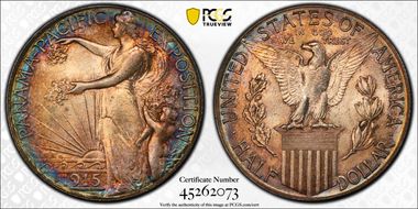 1915-S 50C Panama-Pacific MS66