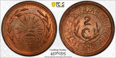 1913 2C KM-607 MS63RB