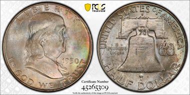 1950-D 50C MS66+ FBL