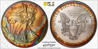 2018 $1 Silver Eagle MS68