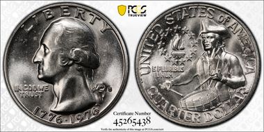 1976-S 25C Silver MS67+