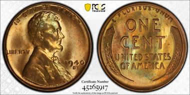 1940-S 1C MS64BN