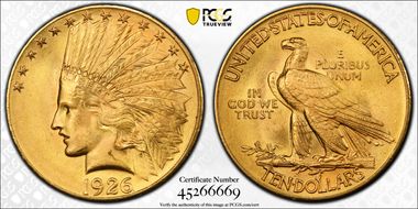 1926 $10 MS64+