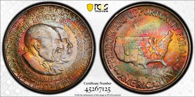 1954-S 50C Washington-Carver MS67+