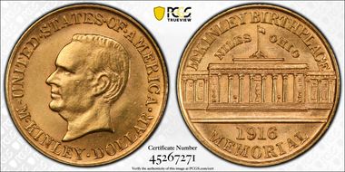 1916 G$1 McKinley AU55