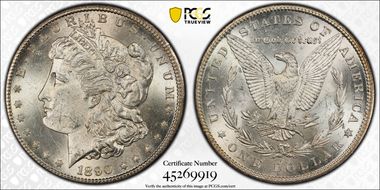 1890-CC $1 MS62