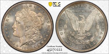 1896 $1 MS65