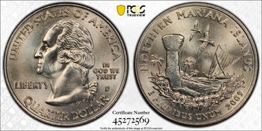 2009-D 25C Northern Mariana Islands MS65