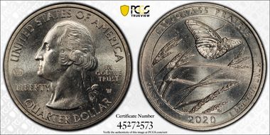 2020-W 25C Tallgrass Prairie NP V75 MS64