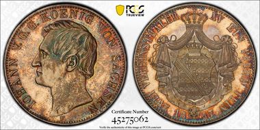 1857-F 2 Th KM-1195 Dav-889 MS64