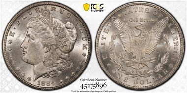 1884-CC $1 MS62