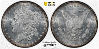 1878 7/8TF $1 Strong MS62