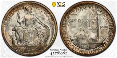 1935-S 50C San Diego MS67