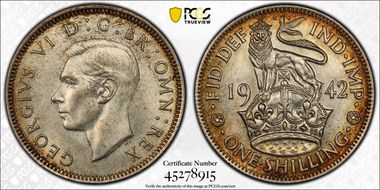 1942 Shil S-4082 English Rev MS64