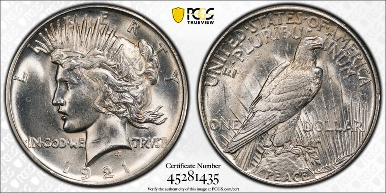 Cert 45281435 - Coin Image