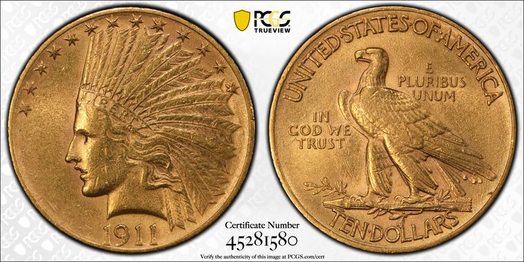 Cert 45281580 - Coin Image