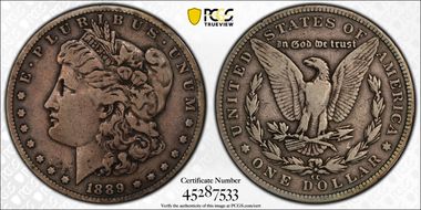 1889-CC $1 F15