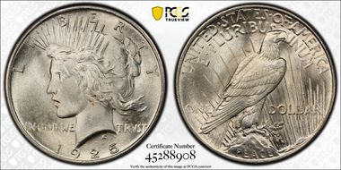 1925 $1 MS65