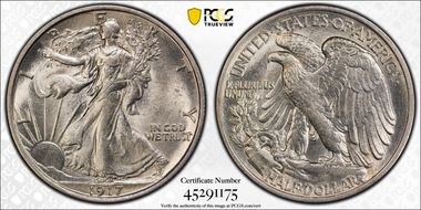 1917 50C MS62