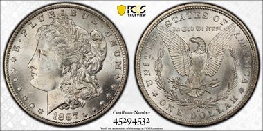 1887-O $1 MS64