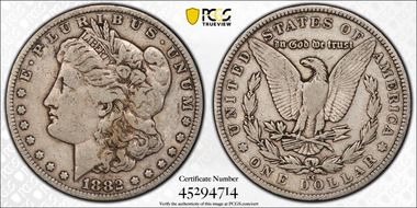 1882-CC $1 F15