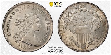 1798 $1 Large Eagle N1