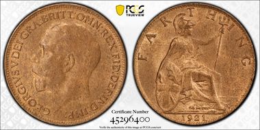 1921 1/4D S-4060 MS64RB