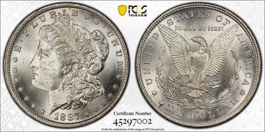 1887-O $1 MS64+