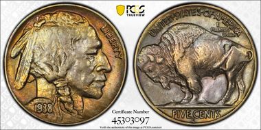 1938-D 5C Buffalo N1