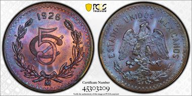 1926-Mo 5C MS65RB