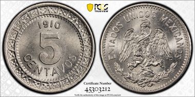 1910-M 5C MS65