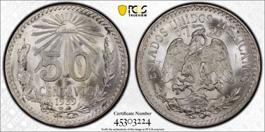 1939-M 50C KM-447  Ag MS67