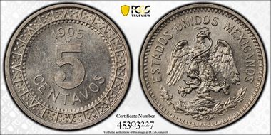 1905-M 5C MS64