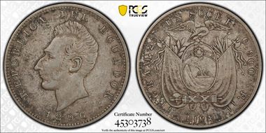 1896 F Sucre Lima XF45