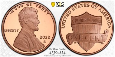 2022-S 1C Shield PR70DCAM