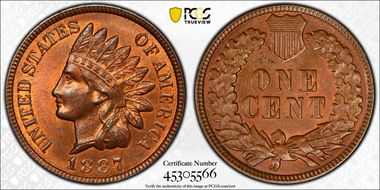 1887 1C MS64RB