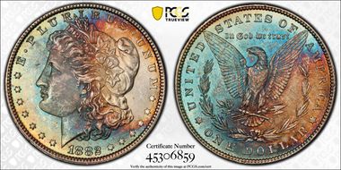 1882 $1 MS64
