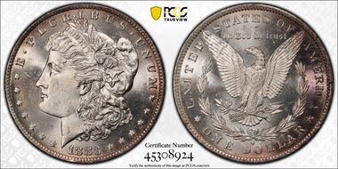 1883-O $1 MS66