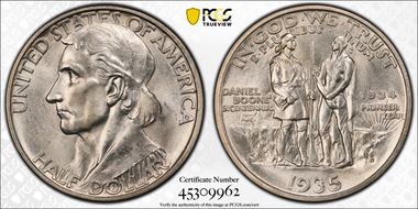 1935/34-D 50C Boone MS66