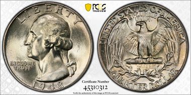 1948 25C MS67