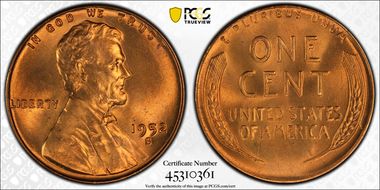 1952-S 1C MS67RD