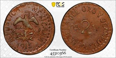 1915 2C KM-759 Original MS63BN