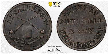 (c.1790) Tk 1/4D DH-5 Linlightgowshire Linlithgow N1BN