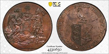 (c.1790) Tk 1/2D DH-35 Essex, Maldon MS64RB