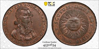 (c.1790) Tk 1/2D DH-1 Oxfordshire, Banbury MS64RB