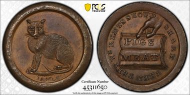 1795 Tk 1/4D DH-1091 Middlesex, Spence's MS63BN