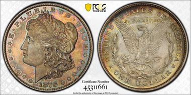 1878 8TF $1 MS62